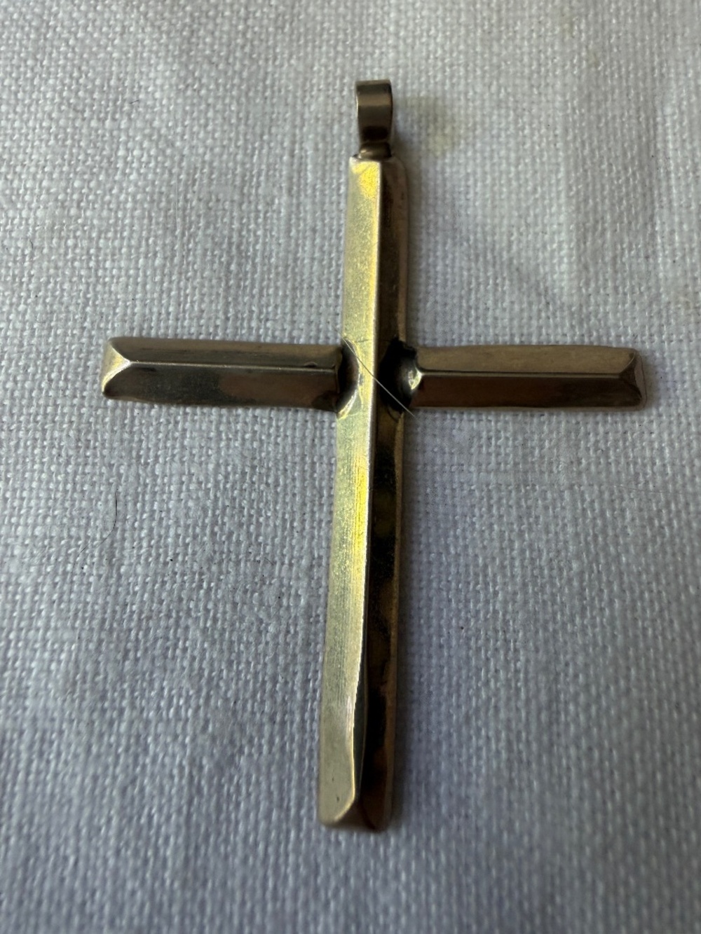 Modern Sterling Silver Cross pendant